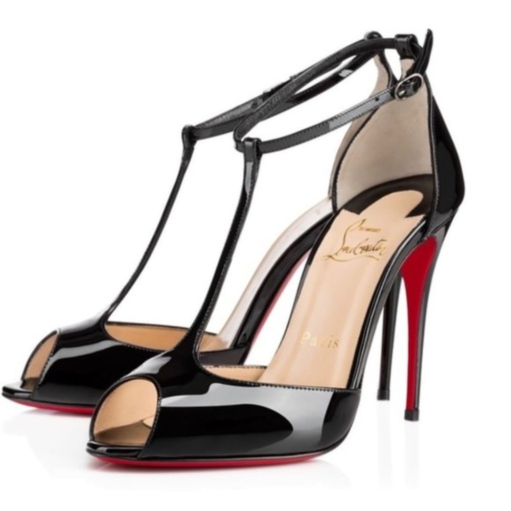 Christian Louboutin Senora 100 Black Patent